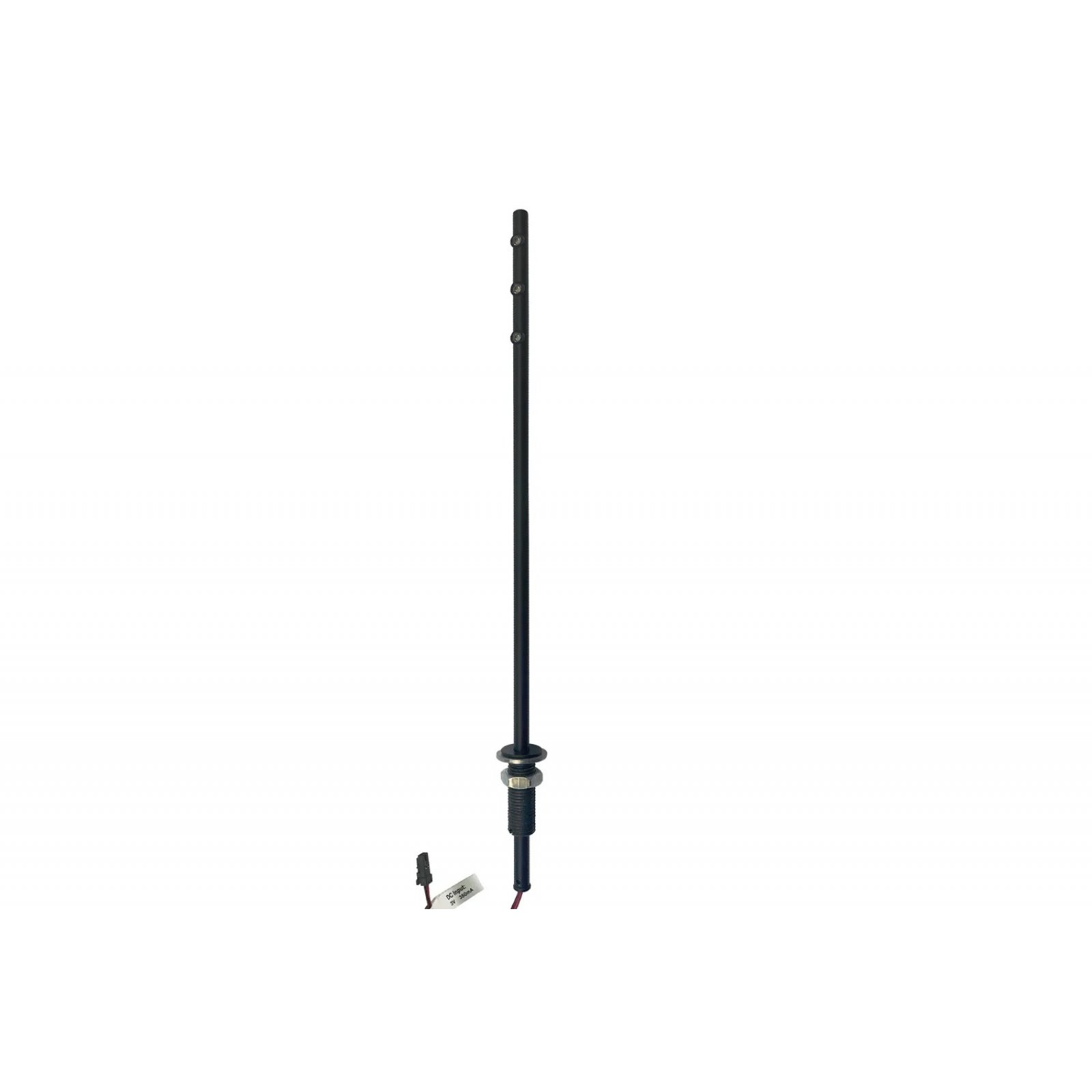 LED Vitrinenleuchte Tiny Tube Straight schwarz, 3x1,1W dimmbar, 4000K, CRI92