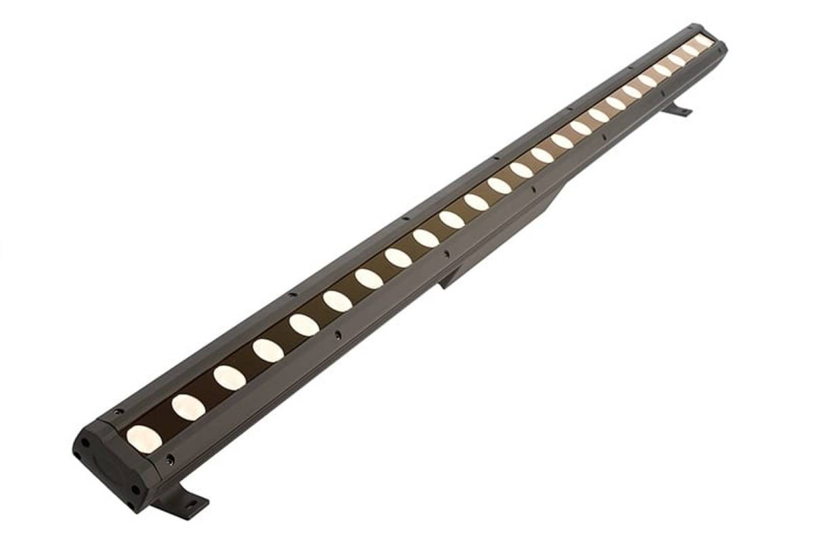 LED Wallwasher Caph 38W asymmetrische Boden-/ Wand-/ Deckenleuchte grau 2580lm 3000K warmwei�