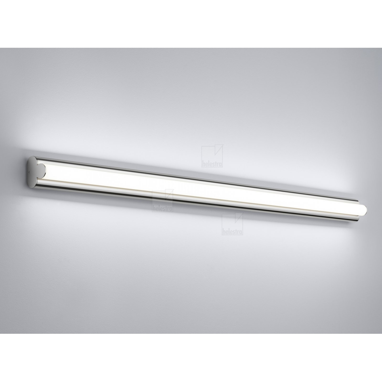 LED Wand-/Deckenleuchte IP44, LOOM-2 chrom 1,2m, CCT 3000K/4000K