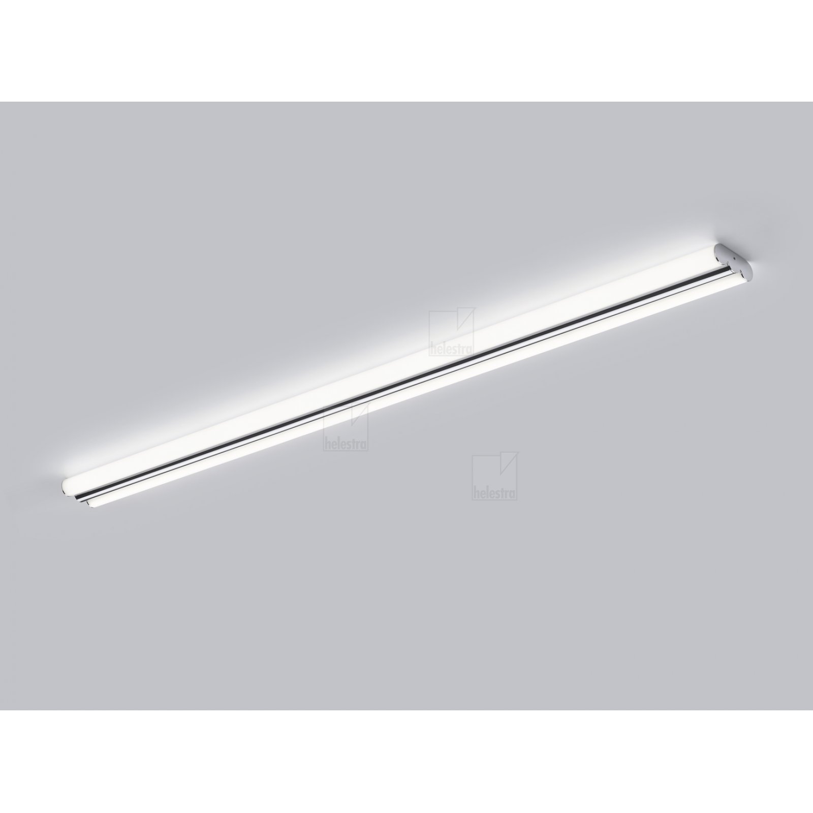 LED Wand-/Deckenleuchte LOOM 1,2m IP44, ColorSwitch 3000K/4000K, chrom