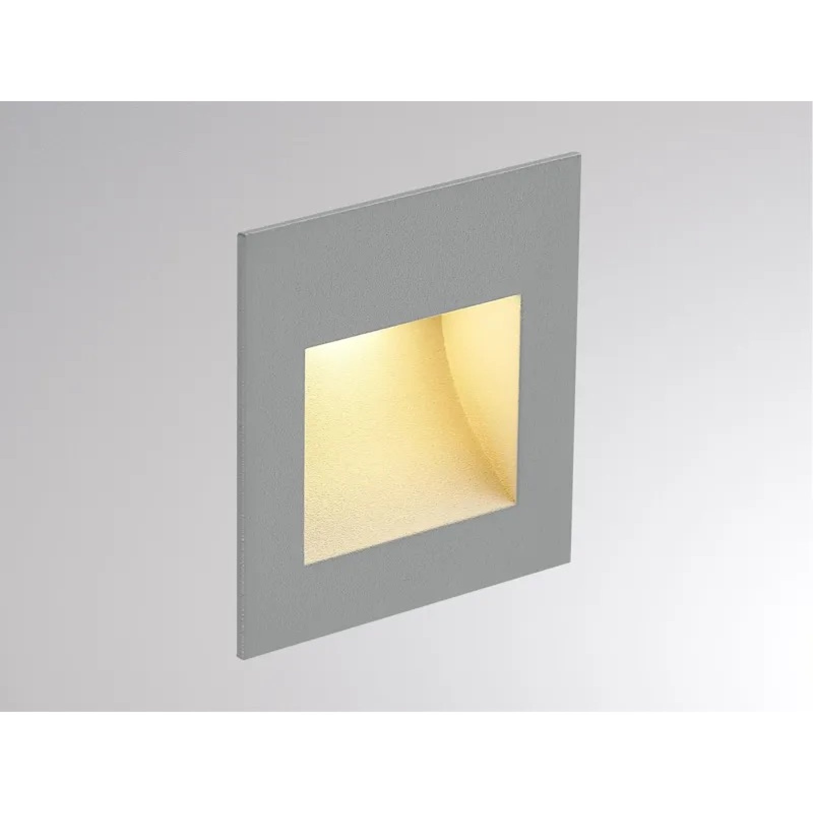 LED Wandeinbauleuchte PAN grau, 3000K warmwei�