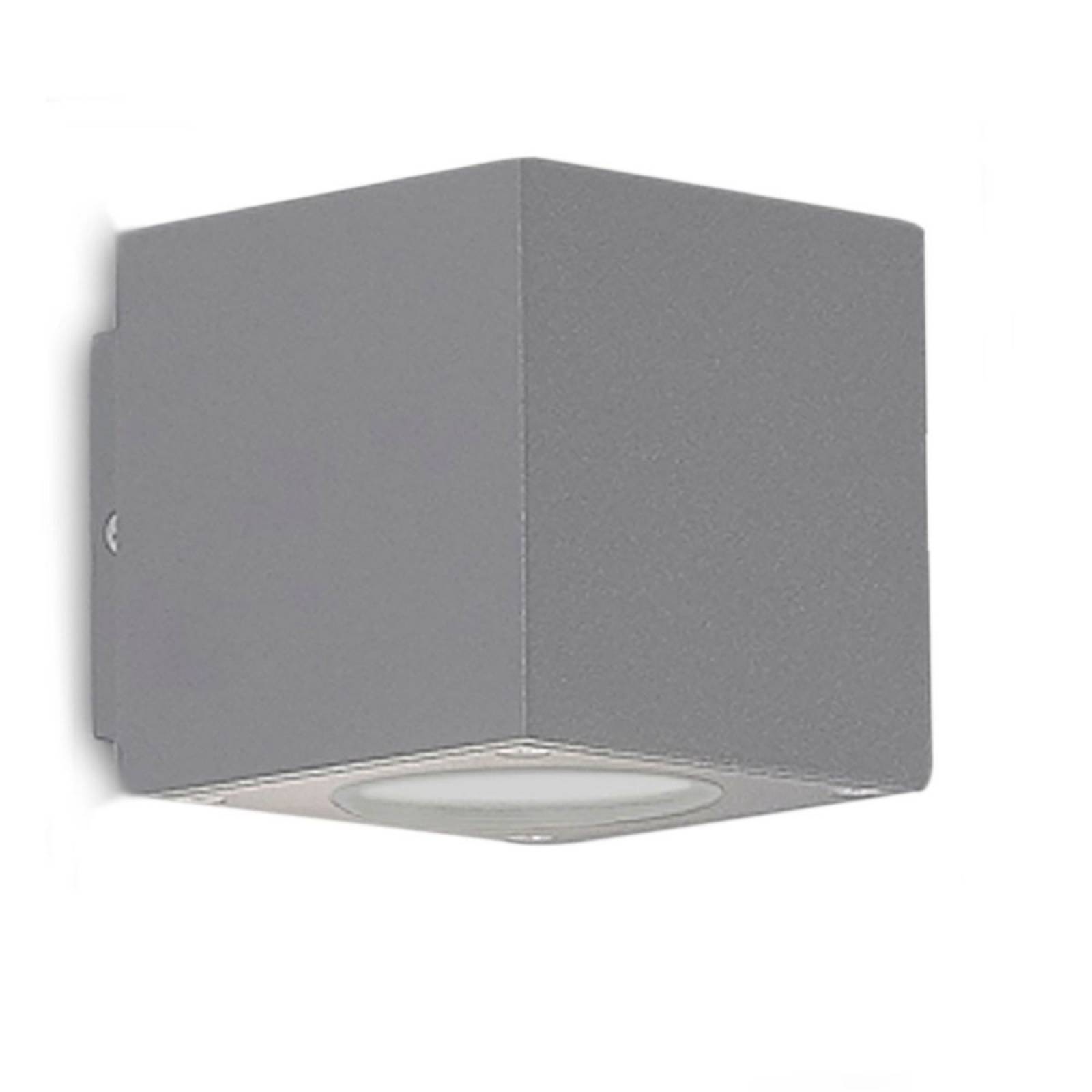 LED Wandleuchte Up&Down IP54 Au�enleuchte, 2x3W CREE, silber, ww, 3000K, A, CRI:80, 290lm