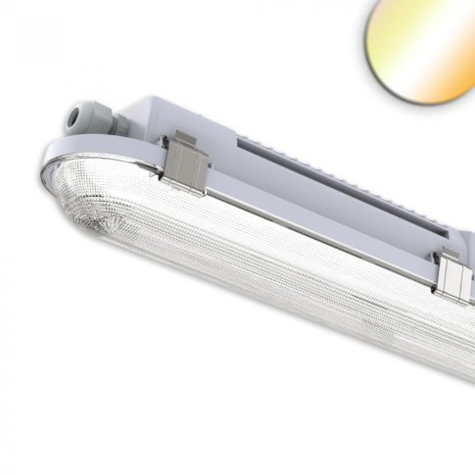 LED Wannenleuchte HEQ 150cm, IP65, 35-60W PowerSwitch dim, 3000/3500/4000K