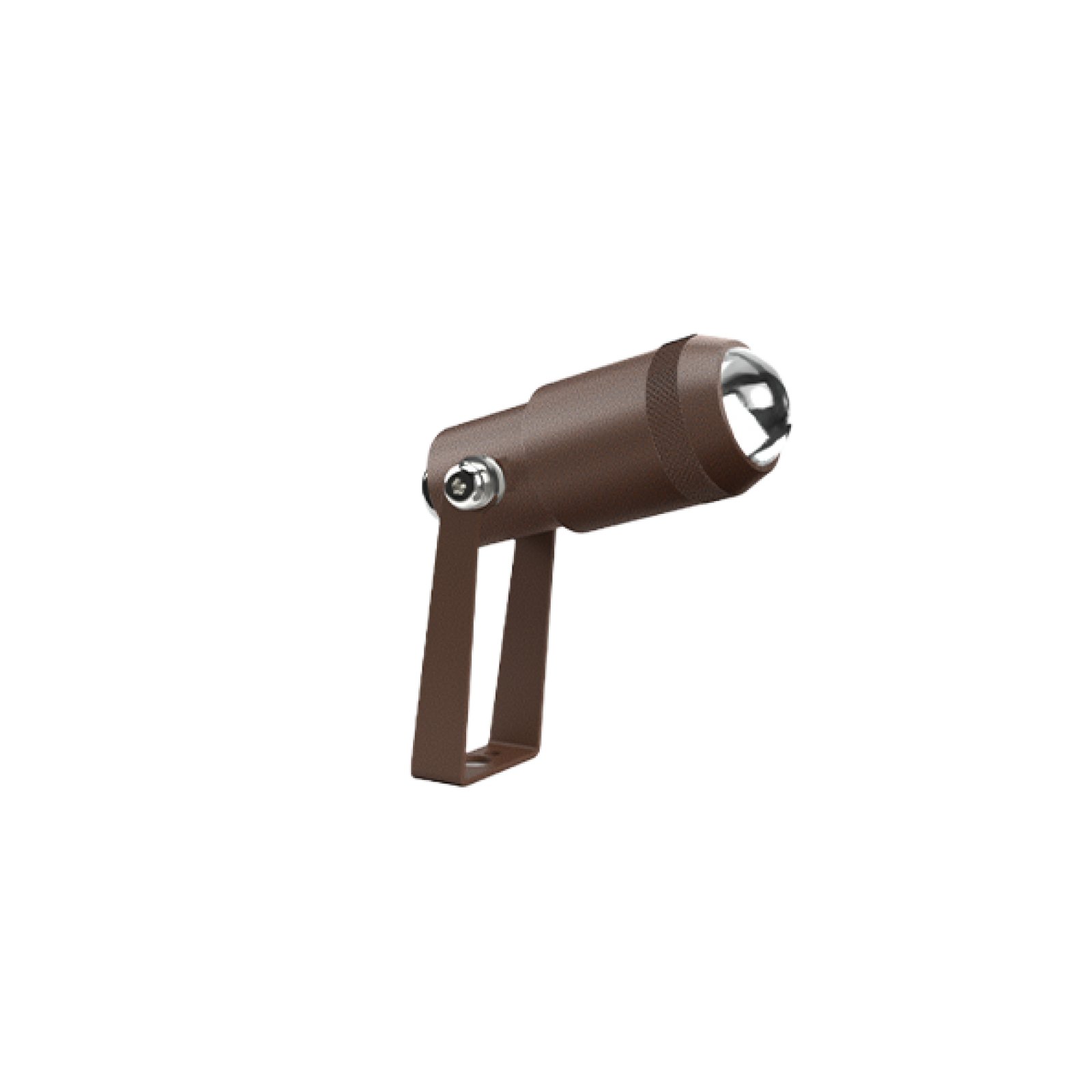 LED Zoomstrahler Au�en IP66 fokussierbarer Gartenstrahler 3W rost, Ra90, 3000K