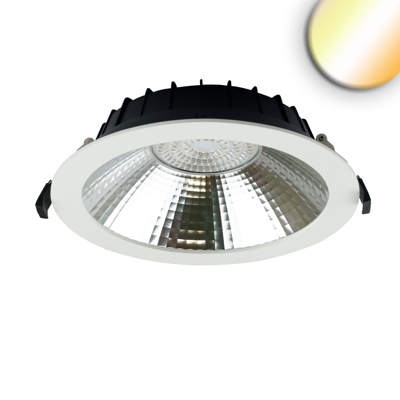 LED dimmbares B�rodownlight 12W, Reflektor 60�, UGR<19, ColorSwitch 3000/4000/6000K, dimmbar