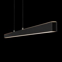 LED Pendelleuchte Magic 3000K-1800K Dim-to-Warm 5810lm 73W 2420mm matt schwarz