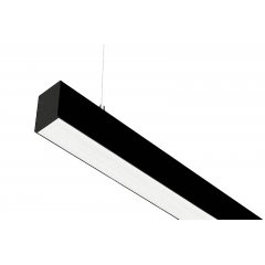 HighLine S36 Office-LED-Pendelleuchte UGR<19 DALI 4000K 76W 11500lm 190cm schwarz