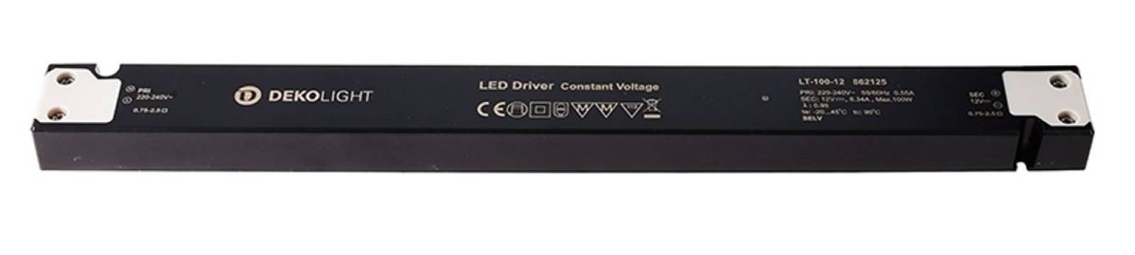 LONG-FLAT, LT-100-12 Wei�, Netzger�t, 100W, 220-240V AC/50-60Hz, 12V DC, 0-833 mA
