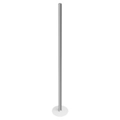 LED Stehleuchte Stab HALFPIPE schmal mit Fu�dimmer 32W, 3000K, Alu poliert