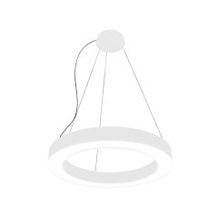 LED Ring Pendelleuchte IP54 au�en 70cm wei�-matt, 50W SWITCH & DALI, 3000K