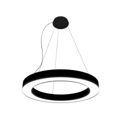 LED Ring Pendelleuchte IP54 au�en 95cm schwarz-matt, 65W SWITCH & DALI, 2700K