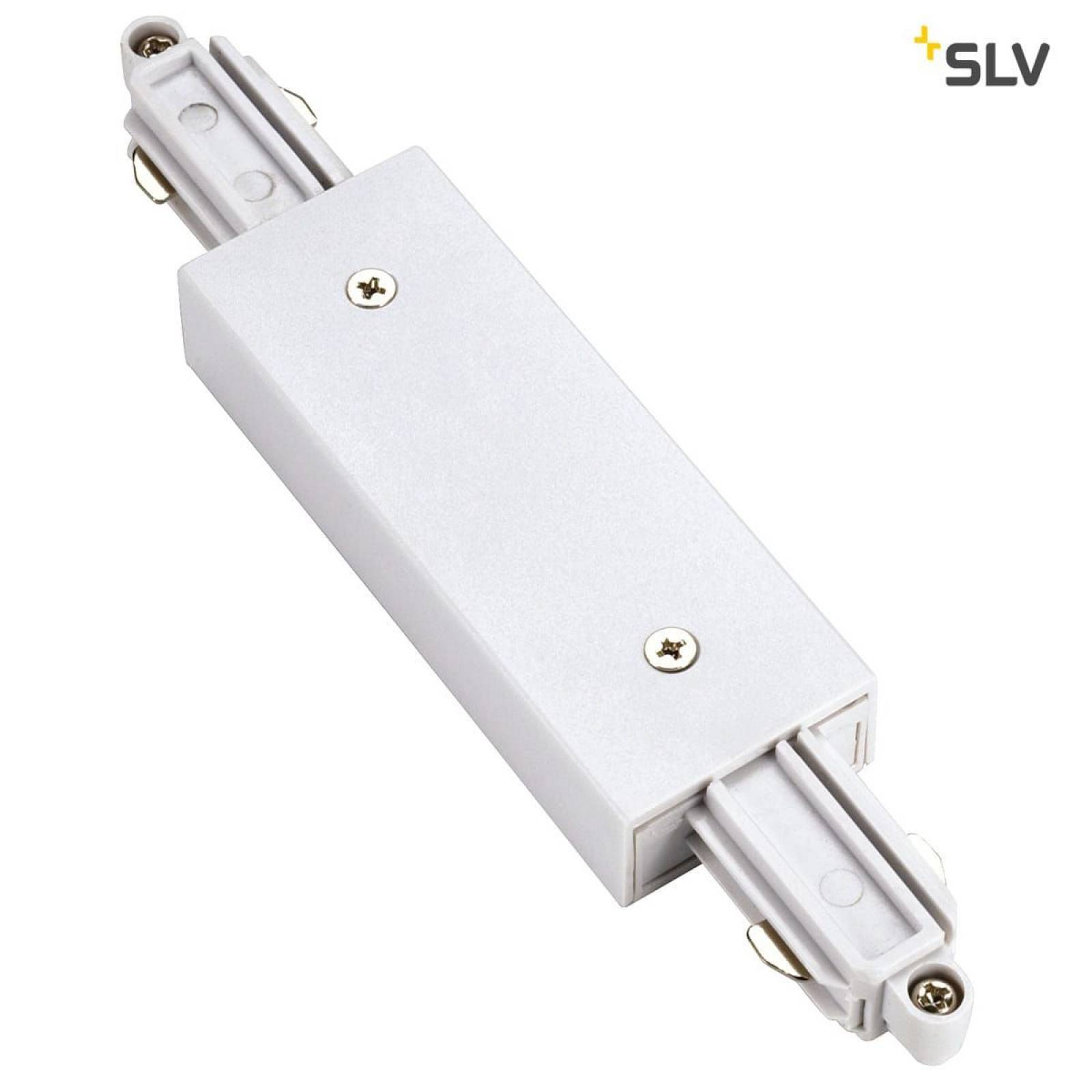 L�ngsverbinder f�r 1-Phasen HV-Stromschiene, wei�, mit Einspeisem�glichkeit