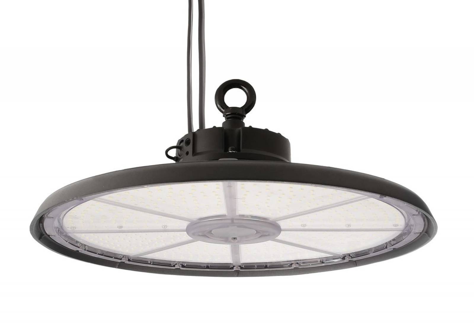 Leistungsstarker LED Hallenstrahler VEGA DALI 120� 160W 28800lm 5700K IP65 IK09 schwarz
