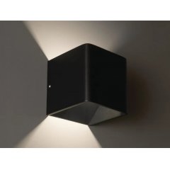NOVEL W Wandleuchte schwarz, 2700K, Up & Down 8W