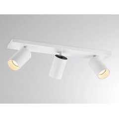 Deckenaufbaustrahler wei� MISSOR II SD 3x GU10 Spot, dreh-schwenkbar