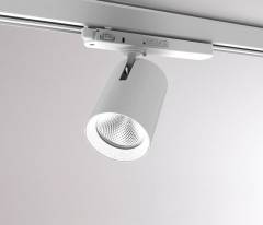 Molto Luce 3-Phasen-Strahler 20W MOVA S BASIC TRACK, Silber matt, 24�, DALI, 3000K