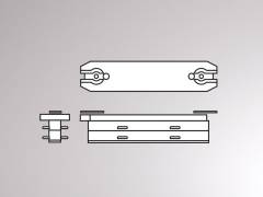 Linearverbinder f�r VOLARE TRACK 2-Phasen-Schiene schwarz-chrom