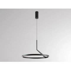 LED Ring-/Pendelleuchte MELLI L schwarz, DALI dimmbar, 2700K/3000K, 600mm