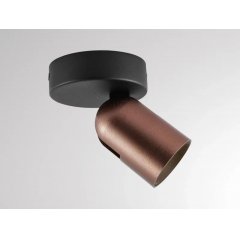 LED Spot Wand-/Deckenaufbauleuchte NUUN SPOT I SD, dimmbar, flexibel, schwarz-kaffee