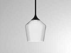 2-Phasen-Pendelleuchte COCKTAIL M VOLARE 10W Glas grau, grau, smart dim, 3000K