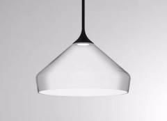 2-Phasen-Pendelleuchte COCKTAIL L VOLARE 10W Glas grau, grau, 2700K