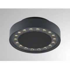 LED Deckenleuchte anthrazit, Au�en IP65 NONA MINI SD, warmwei�