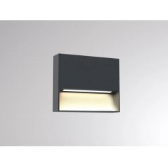 Au�enwandleuchte CADO MINI W anthrazit, asymmetrisch