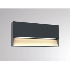 Au�enwandleuchte CADO W 8,5W anthrazit, direkt asymmetrisch