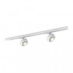 Molto Luce MAG TRACK SET 2 x LED Strahler 3000K, 1m 3-Phasen-Schiene, wei�, dimmbar