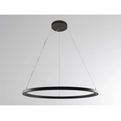 LED Ring-Pendelleuchte PERFORA PRO XL schwarz, UGR<19, direkt & indirekt