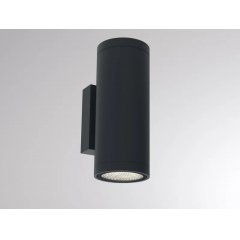 Up & Down Au�enwandleuchte FORIS ROUND DOUBLE W anthrazit, 2700/3000K