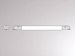 Mitteleinspeisung Alu eloxiert f�r 2-Phasen-Schiene VOLARE TRACK