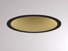 Einbaustrahler Molto Luce DARK NIGHT MEDIUM R �157mm, schwarz, Gold, 2700K