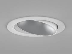 Einbaudownlight �105mm DARK NIGHT TURN SMALL R, 13W/19W, Wei�, Silber, 4000K