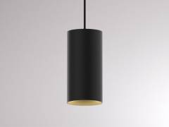 LED Pendelleuchte Molto Luce DARK NIGHT XS PD 20W, Schwarz, Gold, DALI, 2700K