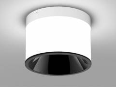 Molto Luce Deckenaufbauleuchte DARK NIGHT LGP SDI schwarz wei�, LED 40W