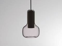 Glas-H�ngeleuchte CORPA VOLARE, GU10 max. 9W, IRIS S VOLARE, Ros�, Wei�