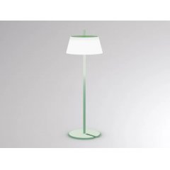Akku Tischleuchte gr�n EEDEN S mit Drehdimmer, IP65, 8h Akku, 2700-3000K