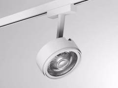 2-Phasen-Strahler Molto Luce 10W LITIN 2 VOLARE, grau, Wei�, 40�, 3000K