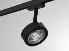 2-Phasen-Strahler Molto Luce 10W LITIN 2 VOLARE, grau, Schwarz, 24�, 3000K