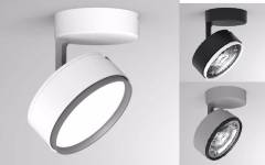 Molto Luce LED Deckenaufbaustrahler 10W LITIN 2 SD, 3000K/4000K, dreh-schwenkbar