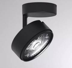 Deckenaufbaustrahler Molto Luce 10W, LITIN 2 SD, Schwarz, 24�, Schwarz, 3000K