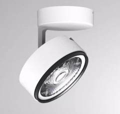 Deckenaufbaustrahler Molto Luce 10W, LITIN 2 SD, Wei�, 40�, Schwarz, 3000K