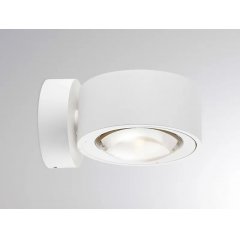 Design LED Wandleuchte wei� MAG W Linse Up & Down, dimmbar, 3000K
