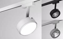 Molto Luce LED 2-Phasenstrahler 10W LITIN 2 VOLARE, 2700K/3000K/4000K, dreh-schwenkbar