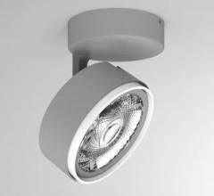 Deckenaufbaustrahler Molto Luce 10W, LITIN 2 SD, Grau, 24�, Wei�, 4000K