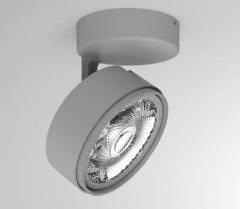 Deckenaufbaustrahler Molto Luce 10W, LITIN 2 SD, Grau, 40�, Grau, 4000K