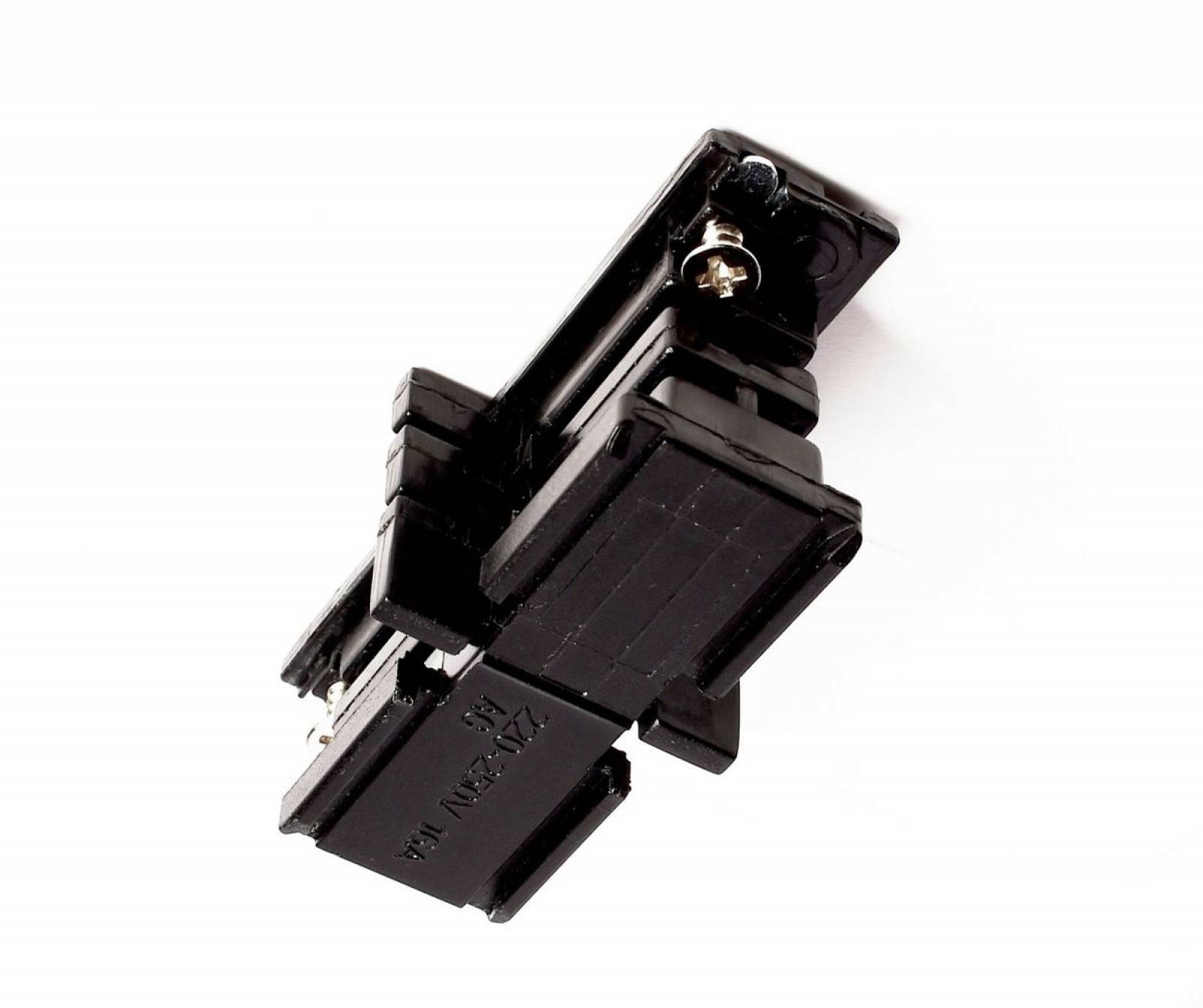 Mechanischer Verbinder f�r 3-Phasen Schienensystem D Line & D Line DALI, schwarz