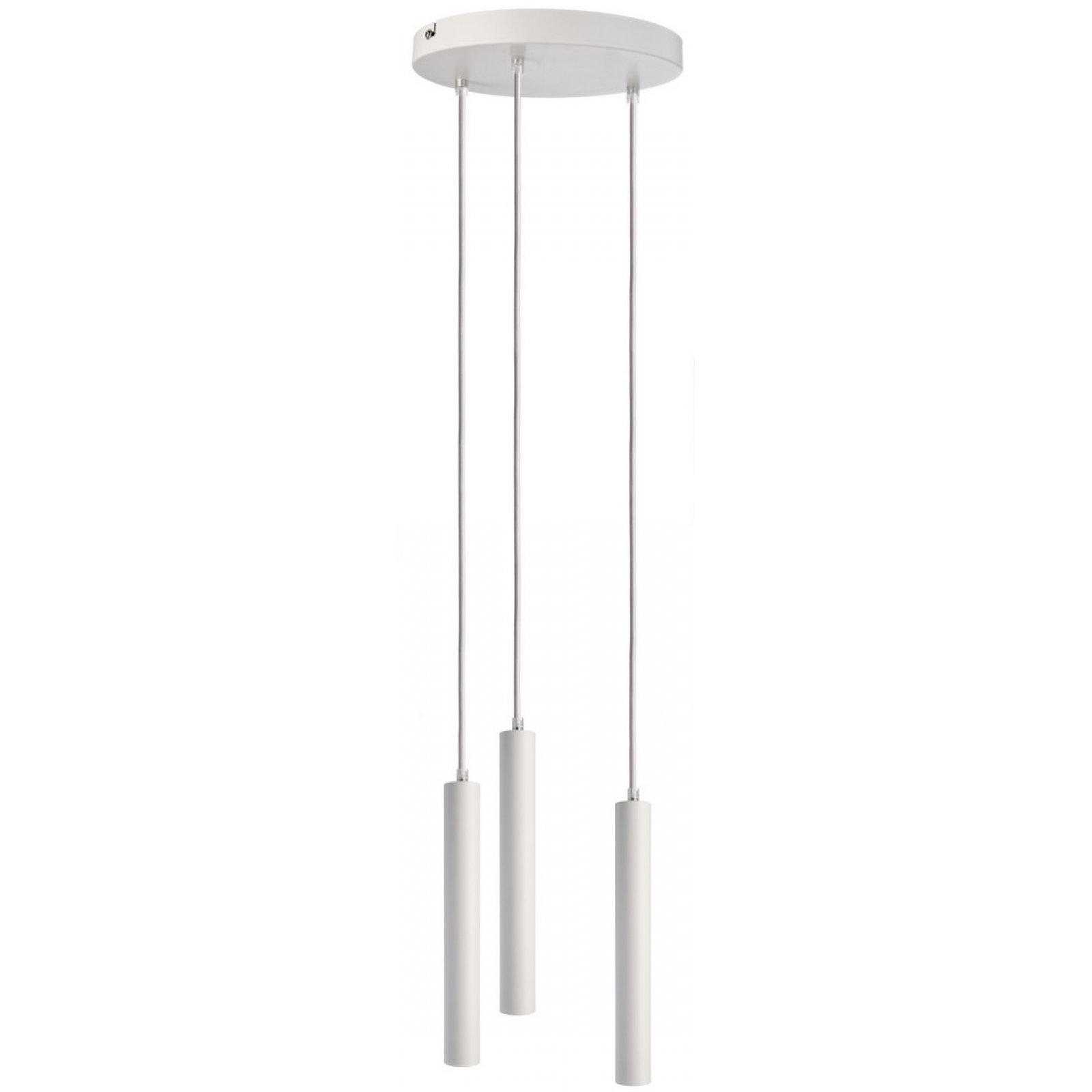 Mehrfachpendelleuchte 3-fach Slim rund, 15W dimmbar, wei�
