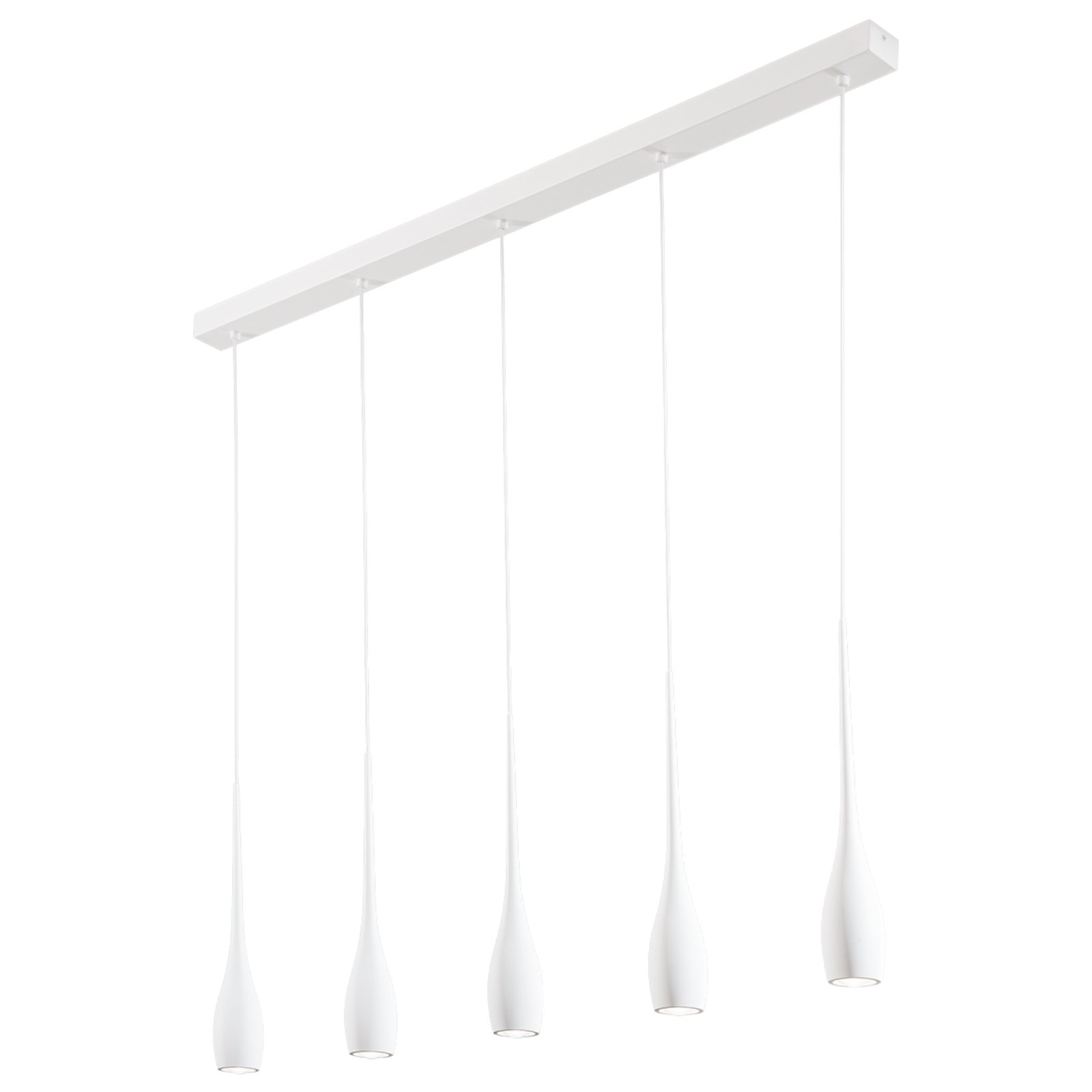 Mehrfachpendelleuchte COCO 5x7W 3000K warmwei� CRI90, wei�-matt